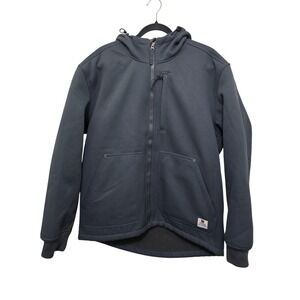 Rugged Elements Men's Canvas Full Swing Steel Jacket With Hood & Zipper Closure